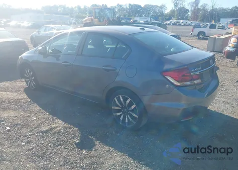 2015 Honda Civic Ex-L from USA, damaged, VIN 19XFB2F94FE255711